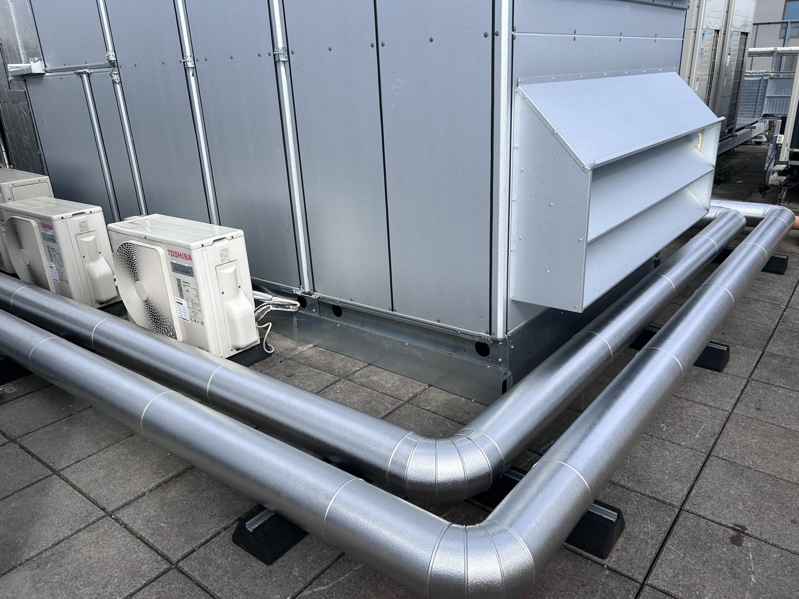 External pipework and services